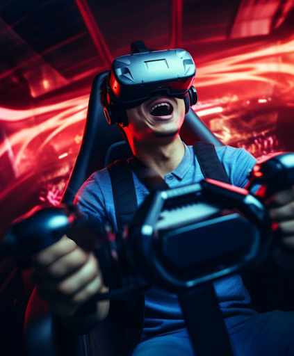 High-tech 3D game icons